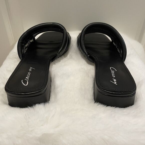 Circus NY By Sam Edelman Joana Women’s Black Shoes Slides Sandals Size 8 NEW - Picture 4 of 13